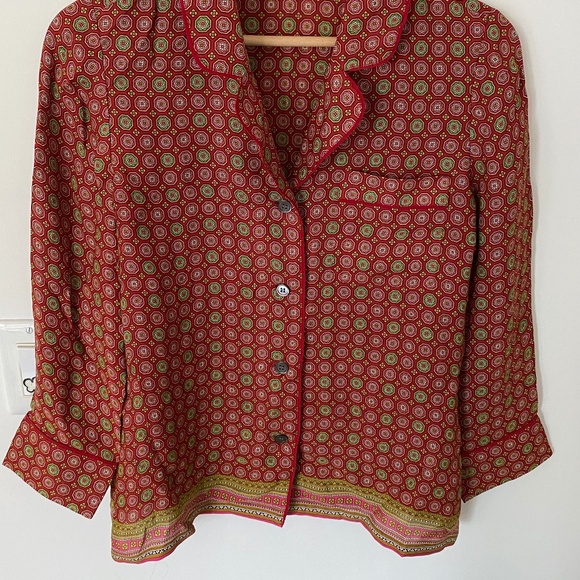 J.Crew Paisley Silk Button-up - Picture 3 of 9